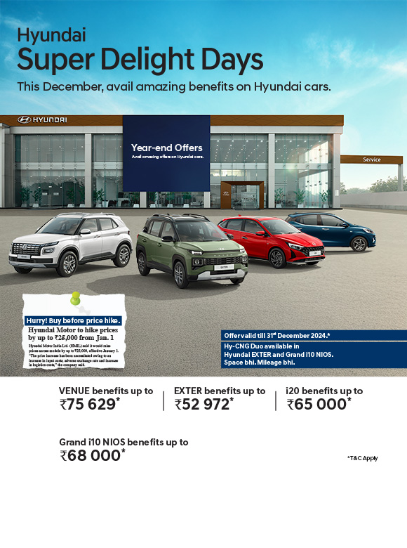 Hyundai cars variation